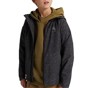 Burton Kids' Windom Rain Jacket, Phantom Heather, Small